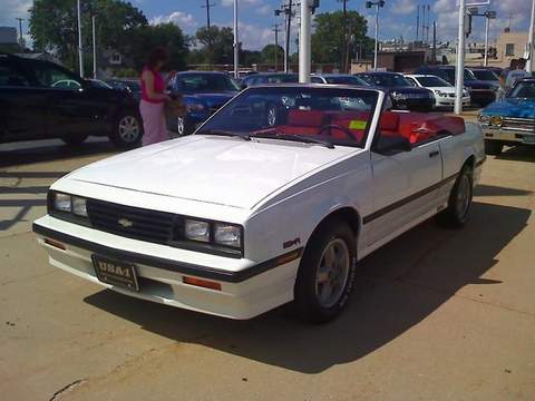 Chevrolet (Шевроле)Cavalier 1 поколение  [рестайлинг] кабриолет 2.8 AT 1985–1986