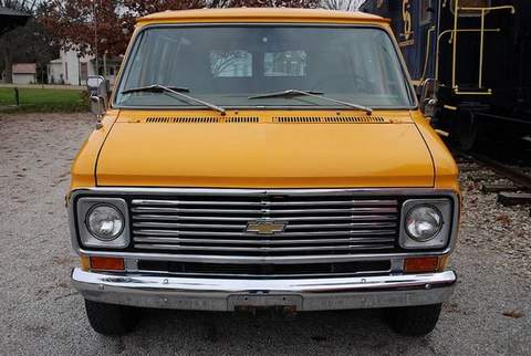 Chevrolet (Шевроле)Chevy Van 3 поколение  [рестайлинг] Sportvan микроавтобус 5.7 MT G20 LWB 1973–1977