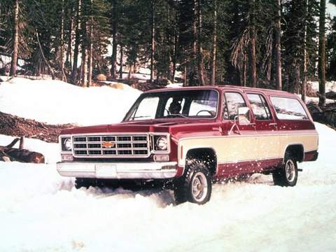 Chevrolet (Шевроле)Suburban 8 поколение внедорожник 4.1 K10 4MT 4WD 1973–1973