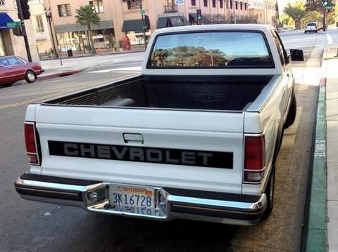 Chevrolet (Шевроле)S-10 1 поколение Extended Cab пикап 2.0 5MT 4WD 1983–1984