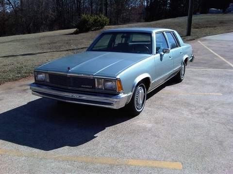 Chevrolet (Шевроле)Malibu 1 поколение  [3-й рестайлинг] Sport Sedan седан 4.4 AT 1981–1981