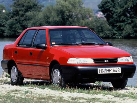 Hyundai (Хендай)Excel X2 [рестайлинг] седан 1.5 AT 1992–1994