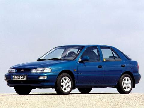 Kia (Киа)Sephia 1 поколение  [рестайлинг] Leo хетчбэк 1.5 AT 1996–1998