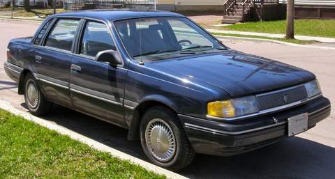 Mercury (Меркурий)Topaz 1 поколение  [2-й рестайлинг] седан 2.3 MT AWD 1988–1991