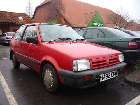 Nissan (Ниссан)March K10 [2-й рестайлинг] хетчбэк 3-дв. 1.2 MT 1989–1991