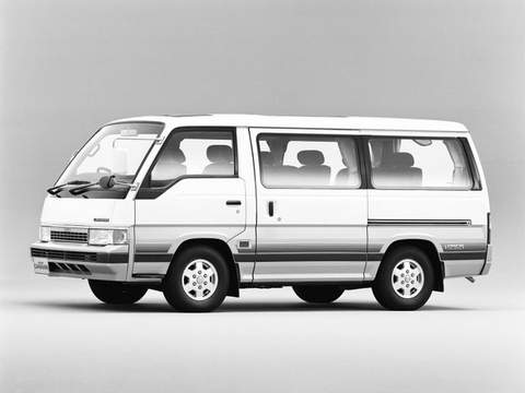 Nissan (Ниссан)Caravan E24Микроавтобус 2.7 D AT Silk Road Planetaroof 1986–1993