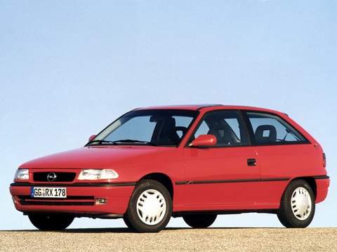 Opel (Опель)Astra F [рестайлинг] хетчбэк 2.0 MT 1994–1996