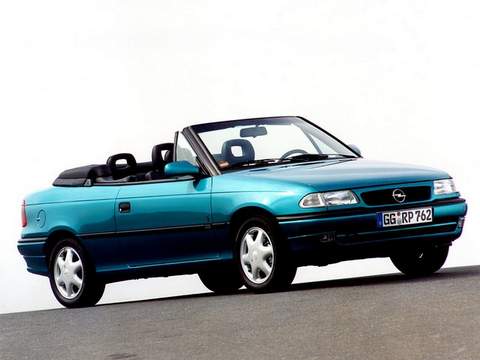 Opel (Опель)Astra F [рестайлинг] кабриолет 1.6 MT 1994–1996