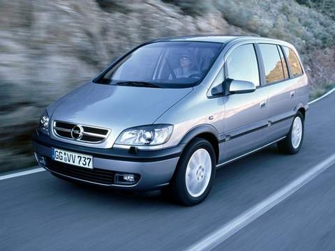 Opel (Опель)Zafira A [рестайлинг] минивэн 5-дв. 2.0 DTI MT 2004–2005