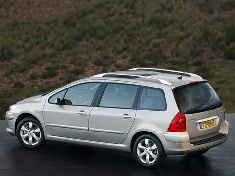 Peugeot (Пежо)307 1 поколение  [рестайлинг] универсал 1.6 HDi MT 2005–2008