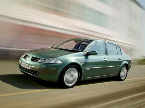 Renault (Рено)Megane 2 поколение седан 1.6 AT 2002–2006