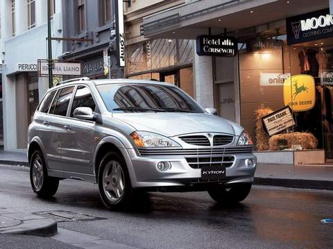 SsangYong (Санг йонг)Kyron 1 поколение кроссовер 2.0 MT 2005–2007