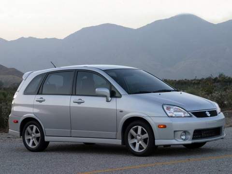 Suzuki (Сузуки)Aerio 1 поколение  [рестайлинг] универсал 2.3 AT 2004–2007