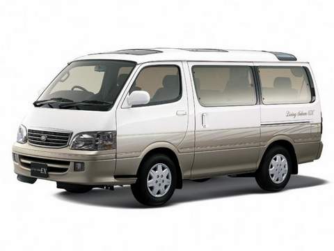 Toyota (Тойота)Hiace H100микроавтобус 4-дв. 2.8 D MT 4WD 8seat 1990–2004