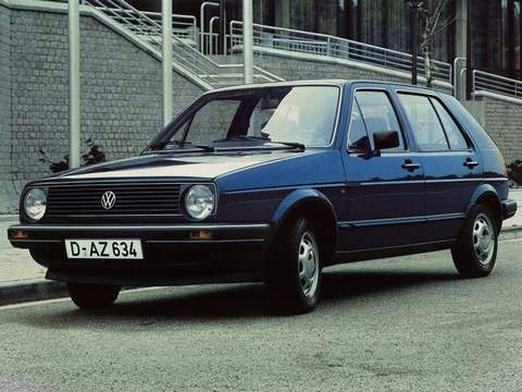 Volkswagen (Фольксваген)Golf 2 поколение хетчбэк 5-дв. 1.8 MT 1984–1991